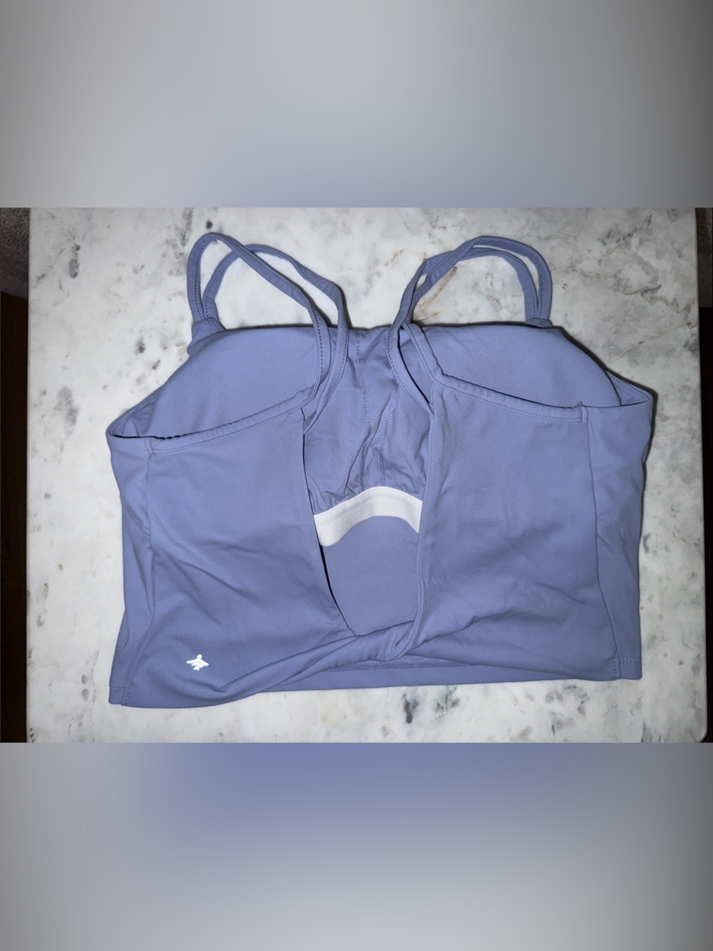 HALARA Lavender Light Support Crop Bralette Tank